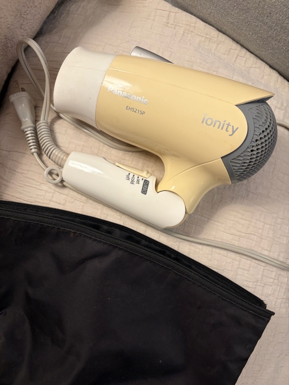 Panasonic Compact Hair Dryer in Cream and White
